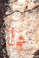 Boundary Waters Canoe Area, Hegman Lake Pictographs, MN 20111008-1401